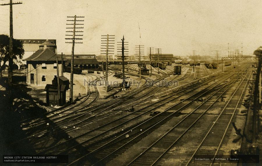 Postcard: Beacon Park Freight Yard, Allston, Massachusetts